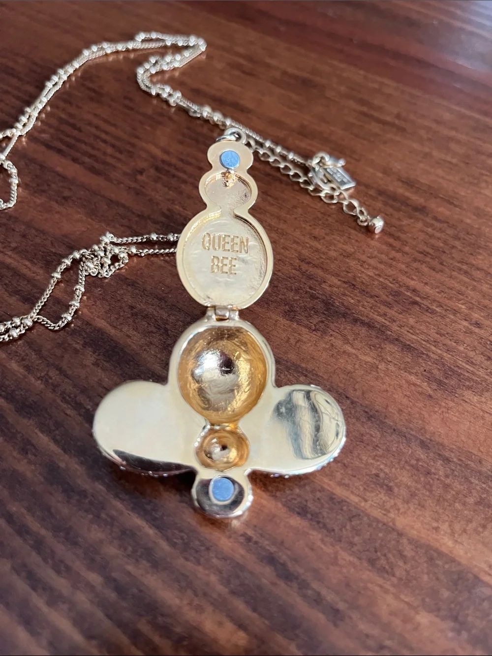 Kate Spade Queen Bee Locket Pendant Necklace